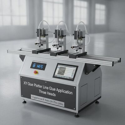 XY Glue Plotter CNC клеящая машина с непрерывно подбираемой скоростью до 6 M/S Три головы и 24 часа рабочего времени